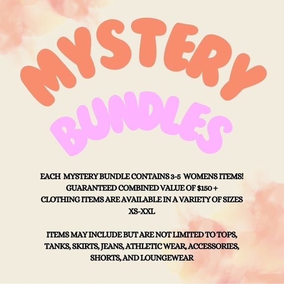 Unbranded Other - MYSTERY BUNDLE SURPRISE CLOTHING AND ACCESSORY BOXES
